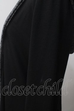 画像3: GHOST of HARLEM / レイヤード風カーディガン F 黒×グレー Y-25-06-01-082-GL-TO-SZ-ZY