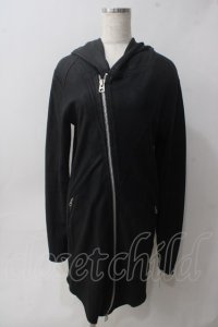 CIVARIZE / Zenith コーティングロングZIPパーカー 44 ブラック Y-25-06-01-086-GO-TO-SZ-ZT-CL001