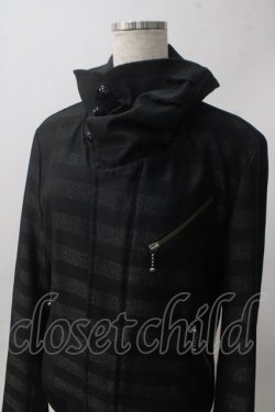 画像3: BPN FOR MEN / ラメボーダーZIPジャケット M 黒 Y-25-06-01-087-GO-TO-SZ-ZY