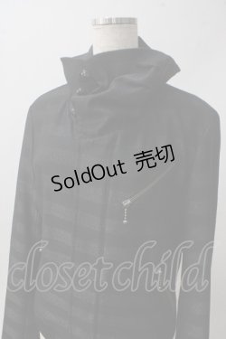 画像3: BPN FOR MEN / ラメボーダーZIPジャケット M 黒 Y-25-06-01-087-GO-TO-SZ-ZT214