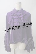 ATELIER PIERROT / ルイーズ ジャボタイ ブラウス  パープル Y-25-06-01-093-EL-BL-SZ-ZY
