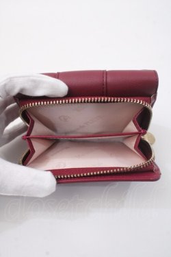 画像4: Maison de FLEUR / ピンクFリボンウォレット F ダークピンク Y-25-06-01-012-LO-BG-SZ-ZY