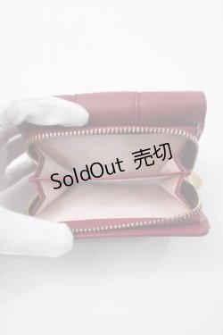 画像4: Maison de FLEUR / ピンクFリボンウォレット F ダークピンク Y-25-06-01-012-LO-BG-SZ-ZY