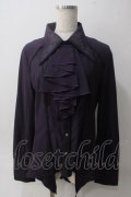 Rozen Kavalier / ジャボ付き衿刺繍ブラウス  パープル Y-25-06-01-098-OO-BL-SZ-ZY