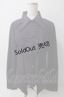 画像1: Rozen Kavalier / ジャボ付き衿刺繍ブラウス  パープル Y-25-06-01-098-OO-BL-SZ-ZY