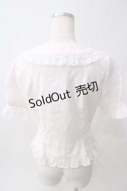 画像2: BABY,THE STARS SHINE BRIGHT / スノードットブラウス  ピンク Y-25-06-01-103-BA-BL-SZ-ZY