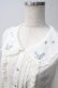 画像3: axes femme POETIQUE / 襟刺繍ブラウス M キナリ Y-25-06-01-108-AX-BL-SZ-ZY (3)