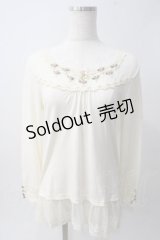 axes femme / バラモチーフインナープルオーバー M 生成り Y-25-06-01-116-AX-TS-SZ-ZY