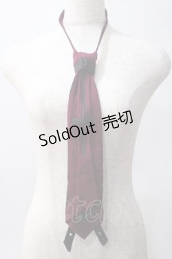 画像2: Ozz Croce / モチーフ付きネクタイ  ワイン Y-25-06-01-016-OO-ZA-SZ-ZY