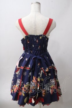 画像2: metamorphose / 乙女の白昼夢タックジャンパースカート  藍 Y-25-06-01-128-ME-OP-SZ-ZY