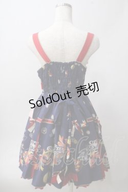 画像2: metamorphose / 乙女の白昼夢タックジャンパースカート  藍 Y-25-06-01-128-ME-OP-SZ-ZY