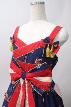画像3: metamorphose / 乙女の白昼夢タックジャンパースカート  藍 Y-25-06-01-128-ME-OP-SZ-ZY