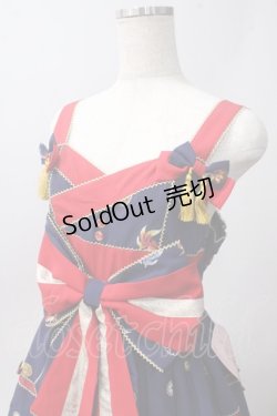 画像3: metamorphose / 乙女の白昼夢タックジャンパースカート  藍 Y-25-06-01-128-ME-OP-SZ-ZY