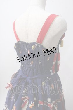 画像5: metamorphose / 乙女の白昼夢タックジャンパースカート  藍 Y-25-06-01-128-ME-OP-SZ-ZY