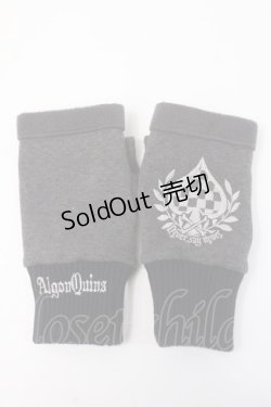 画像1: ALGONQUINS / フィンガーレスグローブ  グレー Y-25-06-01-018-AL-ZA-SZ-ZY