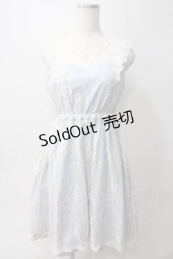 画像1: axes femme / レース重ねワンピース M ブルー Y-25-06-01-135-AX-OP-SZ-ZY