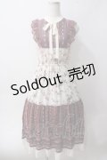 axes femme / パッチワーク花柄ロングワンピース M キナリ Y-25-06-01-136-AX-OP-SZ-ZY