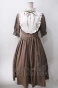 m petit by misako / ナシジムジキリカエワンピース S 中茶 Y-25-06-01-148-LO-OP-SZ-ZY