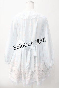 画像2: To Alice / Pastel Baby Rabbitワンピース S サックス Y-25-06-01-153-LO-SK-SZ-ZY
