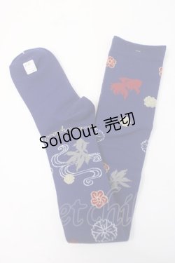 画像2: metamorphose / 乙女の白昼夢オーバーニー  藍 Y-25-06-01-021-ME-ZA-SZ-ZY