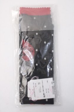 画像2: Angelic Pretty / トッピングハートオーバーニー  黒 Y-25-06-01-022-AP-ZA-SZ-ZY