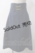 axes femme / ビット付ハイウエストスカート  デニム Y-25-06-01-169-AX-SK-SZ-ZY