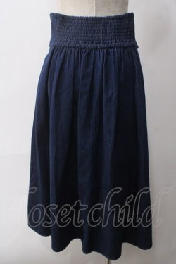 画像2: axes femme / ビット付ハイウエストスカート  デニム Y-25-06-01-169-AX-SK-SZ-ZY