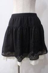 PUTUMAYO /トランプシフォンスカート  黒 Y-25-06-01-172-PT-OP-AS-ZY