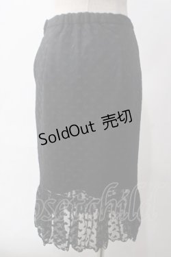 画像2: Honey Cinnamon / ハートチュールマーメイドスカート M 黒 Y-25-06-01-176-LO-SK-SZ-ZY