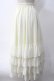 画像2: ATELIER PIERROT / Four-Tiered Ruffle Chiffon Skirt  アイボリー Y-25-06-01-179-EL-SK-SZ-ZY (2)