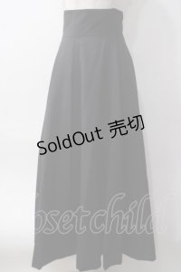 BPN / 後ろバッスルロングスカート M 黒 Y-25-06-01-185-GO-SK-SZ-ZY