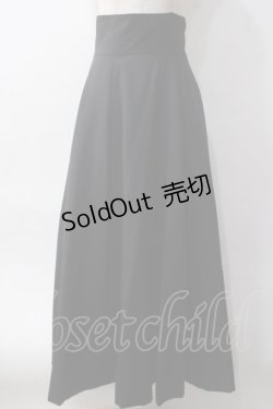画像1: BPN / 後ろバッスルロングスカート M 黒 Y-25-06-01-185-GO-SK-SZ-ZY