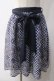 画像1: axes femme POETIQUE / ラビットブーケ柄スカート M 紺 Y-25-06-01-190-AX-SK-SZ-ZY (1)