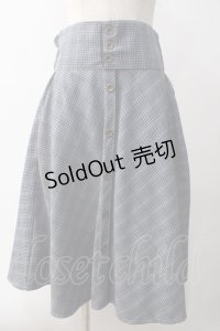 axes femme / コルセット風ベルトスカート M 紺 Y-25-06-01-197-AX-SK-SZ-ZT166