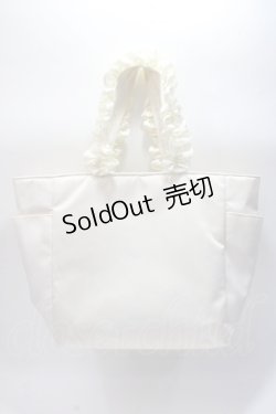 画像2: Maison de FLEUR / すみっコぐらし 刺繍フリルハンドルトートバッグ F アイボリー Y-25-06-01-029-LO-BG-SZ-ZY