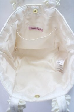 画像3: Maison de FLEUR / すみっコぐらし 刺繍フリルハンドルトートバッグ F アイボリー Y-25-06-01-029-LO-BG-SZ-ZY