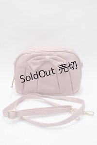m petit by misako / AMリボンショルダーウォレットSLD  中桃 Y-25-06-01-033-LO-BG-SZ-ZY