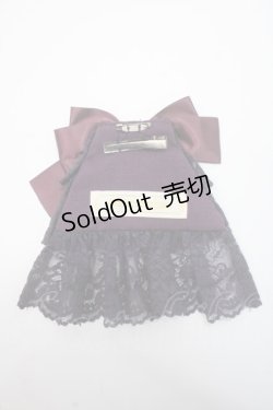 画像2: metamorphose / 3段レースジャボブローチ&クリップ  パープル Y-25-06-01-039-ME-ZA-SZ-ZY
