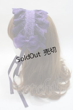 画像2: ATELIER PIERROT / Gothic Lattices Headdress  パープル Y-25-06-01-041-EL-AC-SZ-ZY