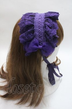 画像3: ATELIER PIERROT / Gothic Lattices Headdress  パープル Y-25-06-01-041-EL-AC-SZ-ZY