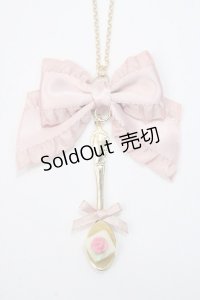 axes femme kawaii / スウィートスプーンネックレス  ピンク Y-25-06-03-001-AX-AC-SZ-ZY