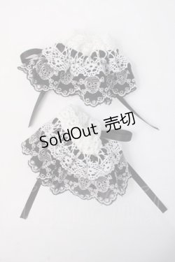 画像2: GOTH / 髑髏レースお袖とめ   Y-25-06-03-005-GO-ZA-SZ-ZY