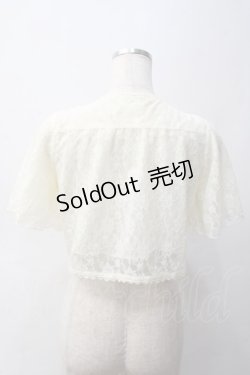 画像4: axes femme / レースシフォンボレロ  キナリ Y-25-06-03-047-AX-TO-SZ-ZY