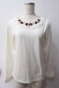 axes femme / バラレースガーデンインナー M 生成り Y-25-06-03-048-AX-TO-SZ-ZI