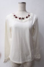 画像1: axes femme / バラレースガーデンインナー M 生成り Y-25-06-03-048-AX-TO-SZ-ZI (1)
