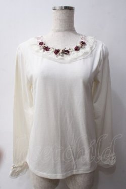 画像1: axes femme / バラレースガーデンインナー M 生成り Y-25-06-03-048-AX-TO-SZ-ZY