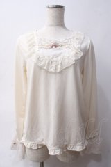 axes femme / 20th/ローズガーデンプルオーバー F 生成り Y-25-06-03-051-AX-TO-SZ-ZI