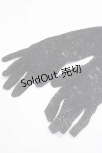 GOTH / レース手袋  黒 Y-25-06-03-007-GO-ZA-SZ-ZY