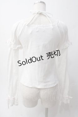 画像2: Angelic Pretty / 三段シャーリングカットソー  シロ Y-25-06-03-054-AP-TO-SZ-ZY