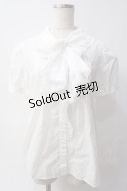 画像1: Jane Marple / Multiple ribbon ブラウス M 白 Y-25-06-03-055-JM-BL-SZ-ZY